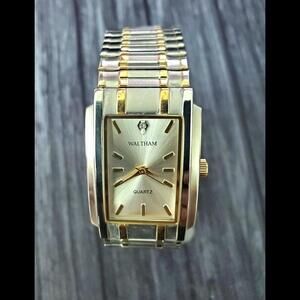 Rare‎ Vintage Waltham Prestige Diamond Mens Watch Box Papers